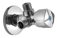 ARCO Kombinirani kutni ventil A-80 1/2"x1/2"x1/2", krom